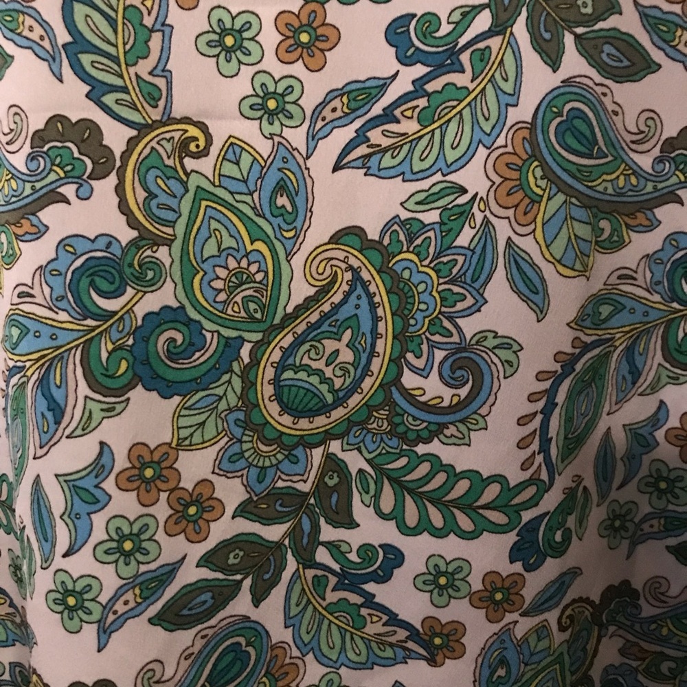 LOFT Floral Paisley Top